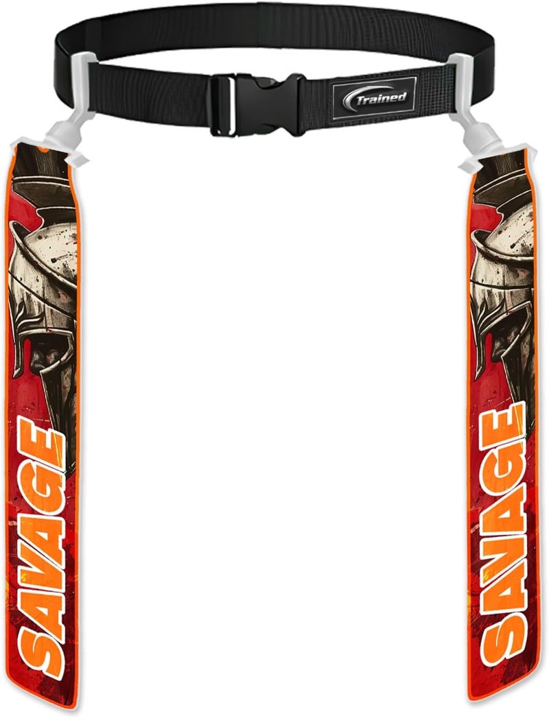 Trained Custom Flag Football Belt Set Includes 2 Pop Flag Football Flags and Belt | Durable Adult Flag Football Belts - Image 4